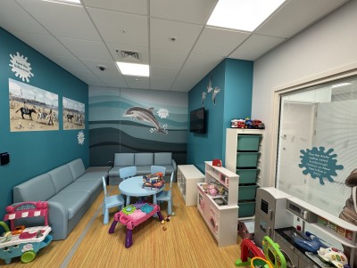 photo of children's waiting room in the new Urgent and emergency Care Centre