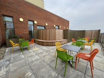 photo of gardens funded as a result of the Urgent and Emergency Care Appeal